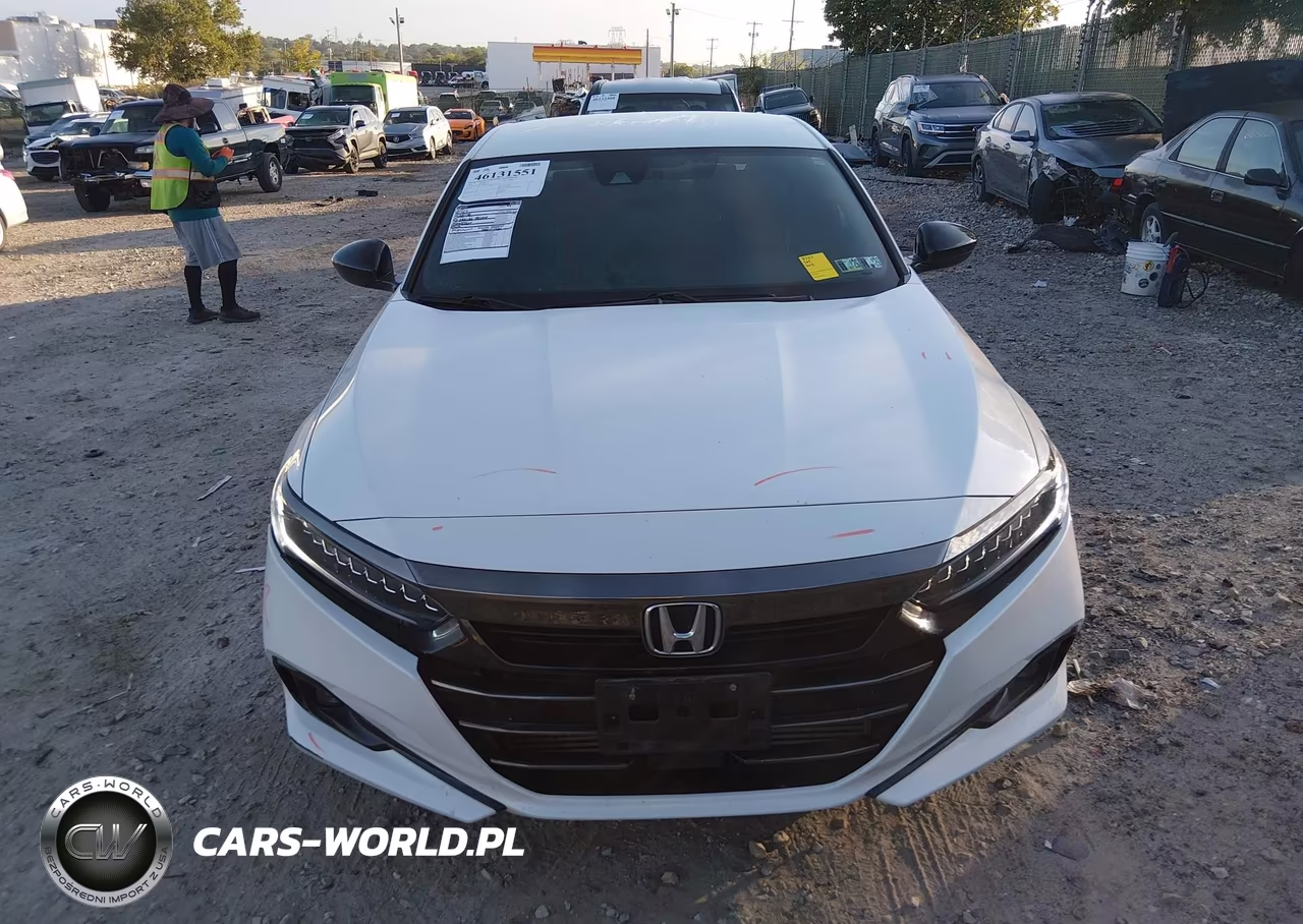 2022 Honda Accord Sport VIN:1HGCV1F31NA008133 - 12