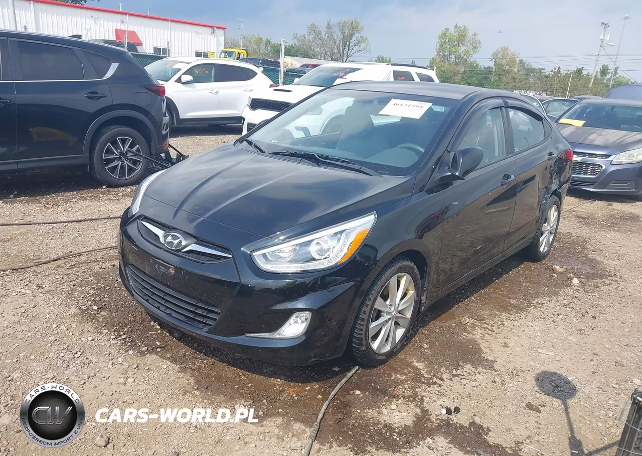 2014 Hyundai Accent Gls VIN:KMHCU4AE0EU752991 - 2