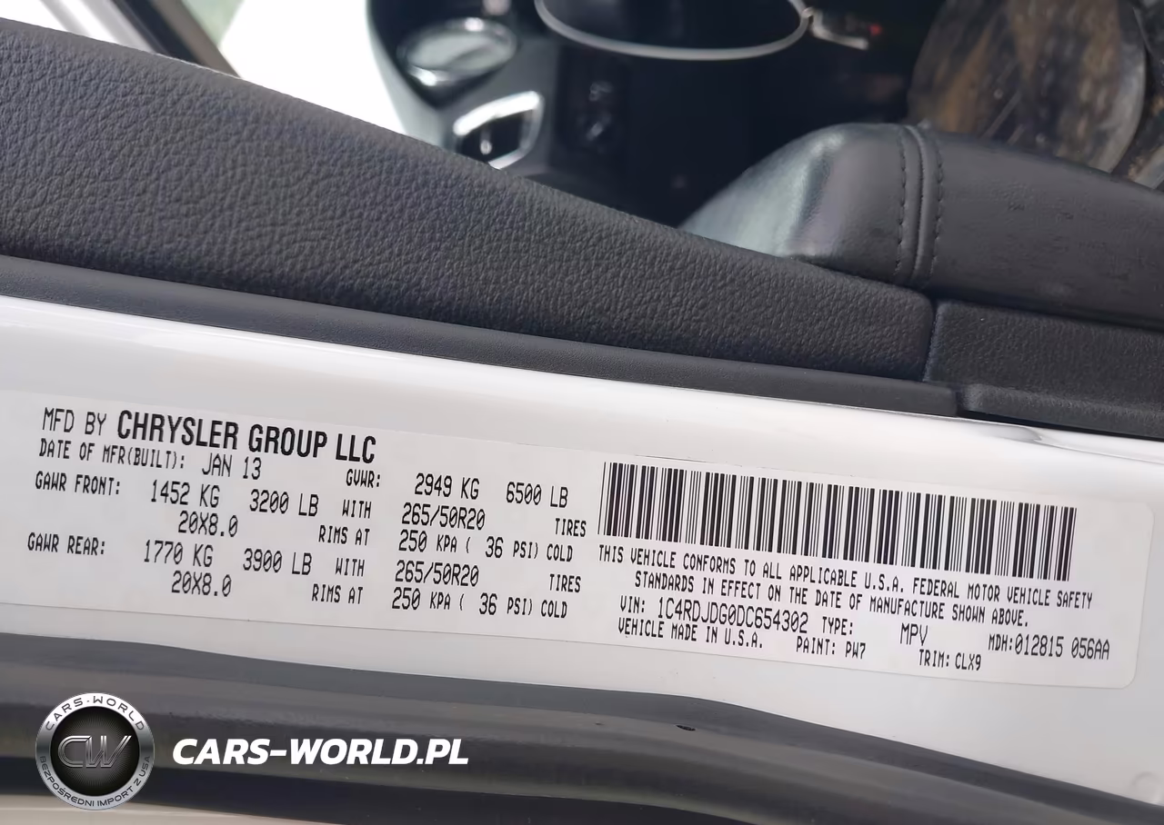 2013 Dodge Durango Crew VIN:1C4RDJDG0DC654302 - 9