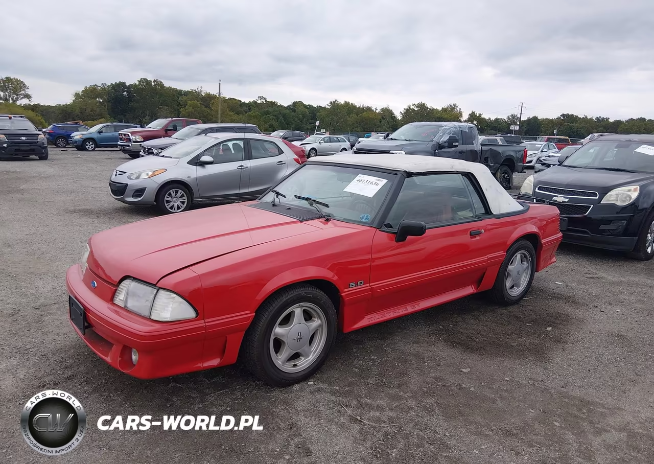 1991 Ford Mustang Gt-Cobra Gt VIN:1FACP45E5MF190200 - 2