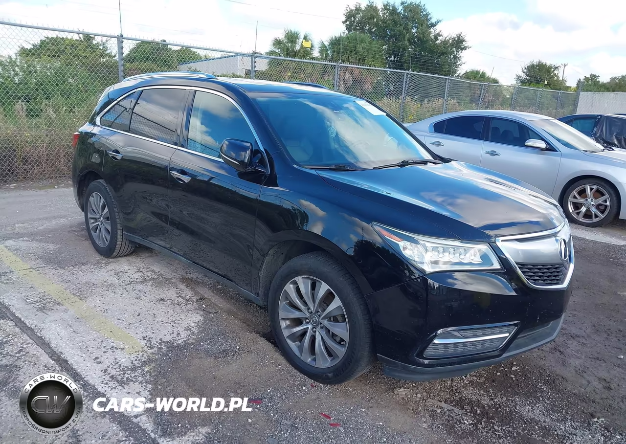 2015 Acura Mdx Technology Package VIN:5FRYD4H48FB018289 - 1
