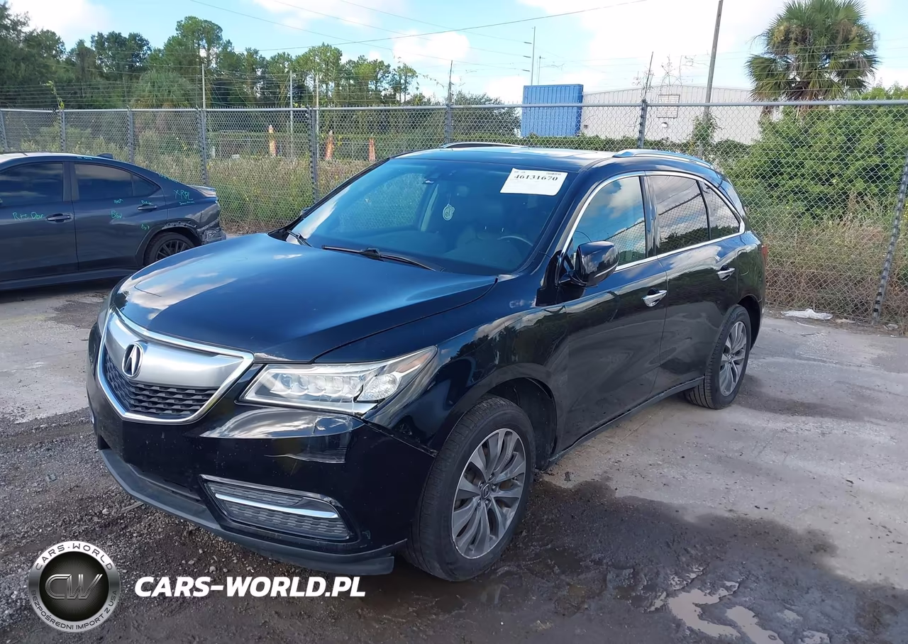 2015 Acura Mdx Technology Package VIN:5FRYD4H48FB018289 - 2