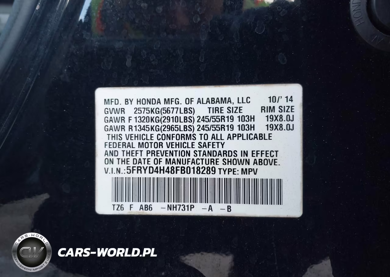 2015 Acura Mdx Technology Package VIN:5FRYD4H48FB018289 - 9