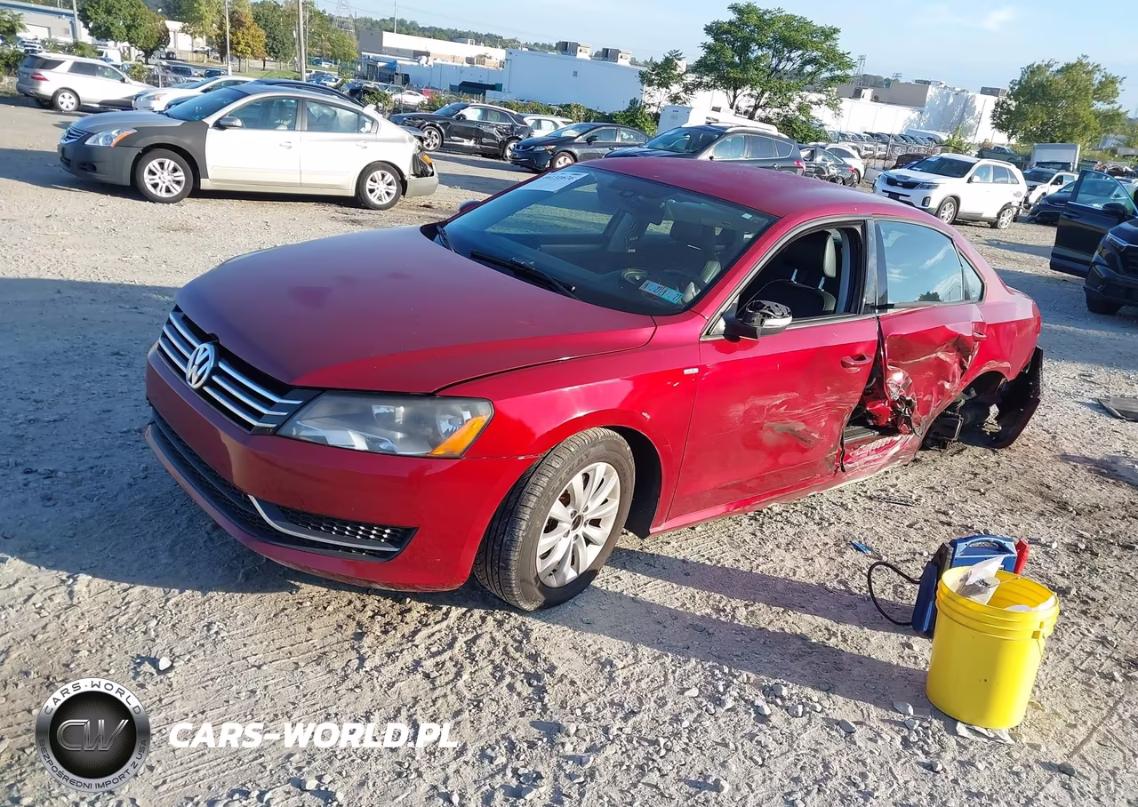 2015 Volkswagen Passat 1.8T Wolfsburg Edition VIN:1VWAT7A30FC056490 - 2