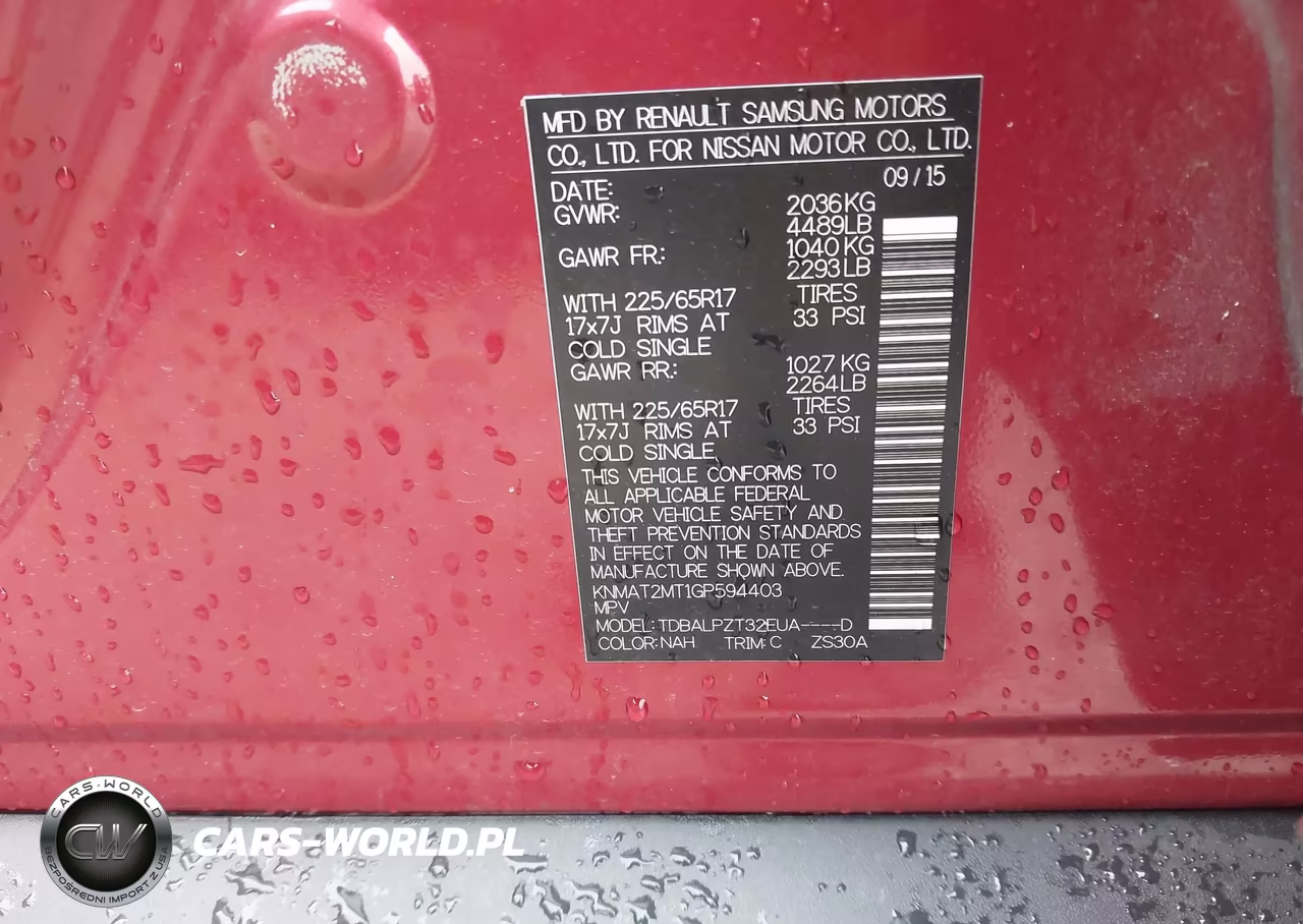 2016 Nissan Rogue S VIN:KNMAT2MT1GP594403 - 9