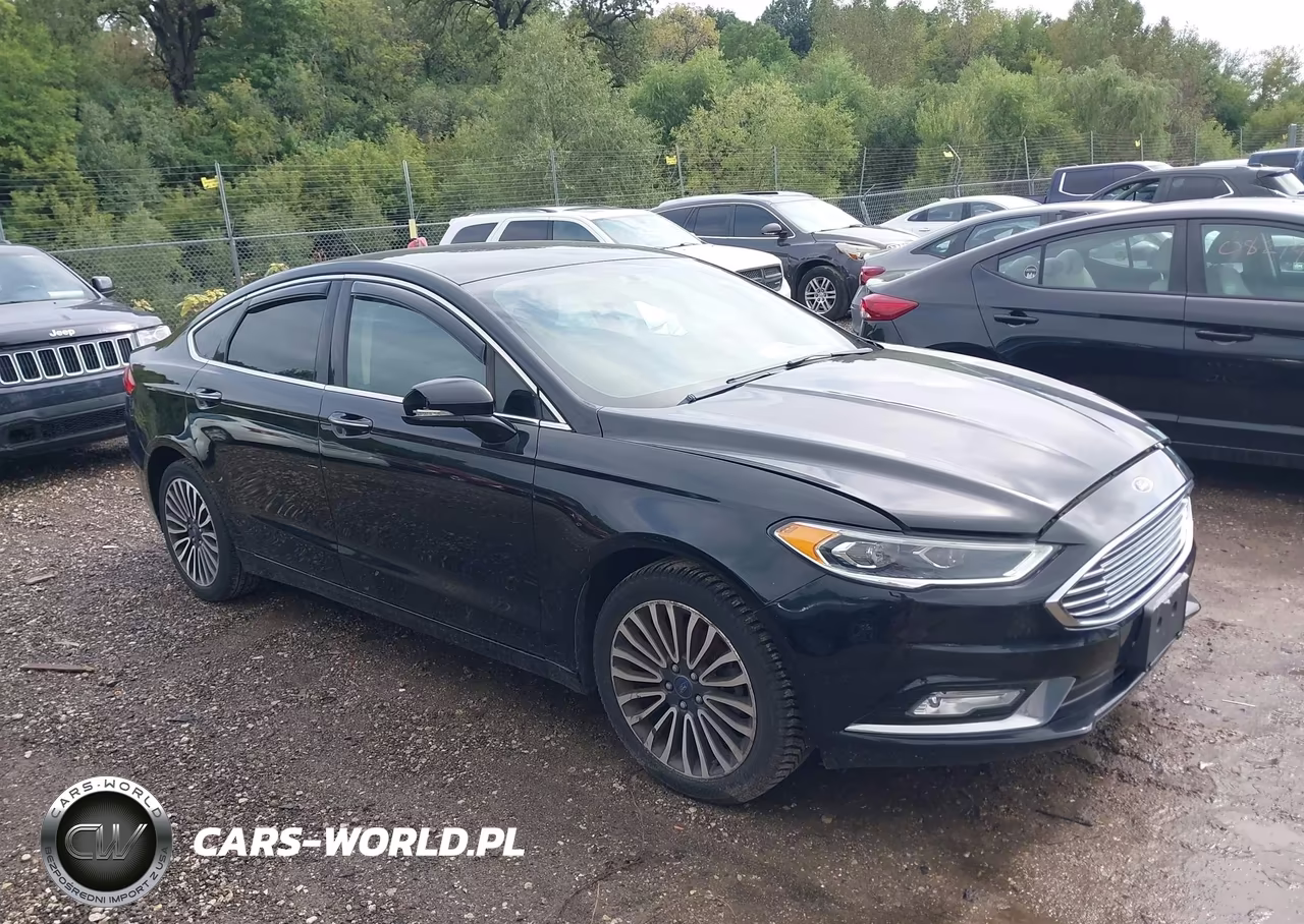2017 Ford Fusion Se VIN:3FA6P0T90HR280939 - 1