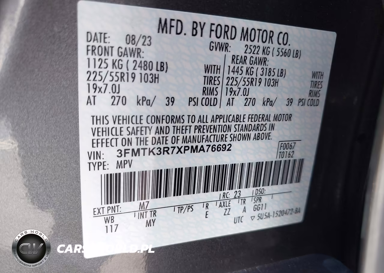 2023 Ford Mustang Mach-E Premium VIN:3FMTK3R7XPMA76692 - 9