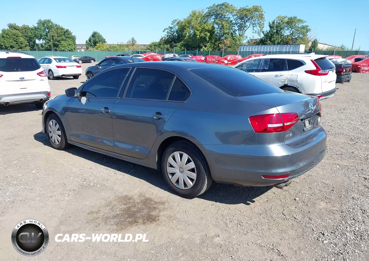 2015 Volkswagen Jetta 2.0L S VIN:3VW2K7AJ8FM341653 - 3