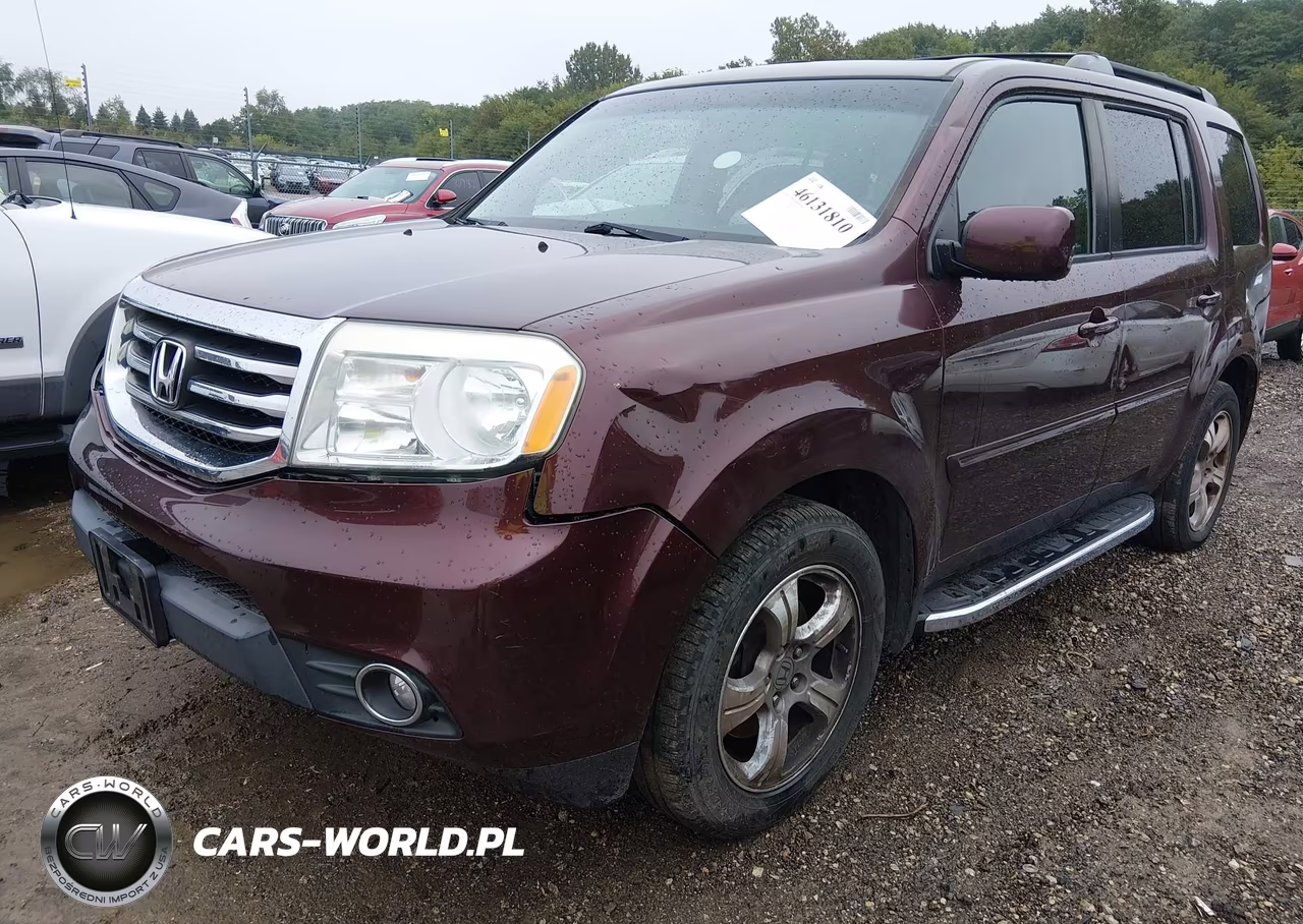 2013 Honda Pilot Ex-L VIN:5FNYF4H58DB046174 - 2