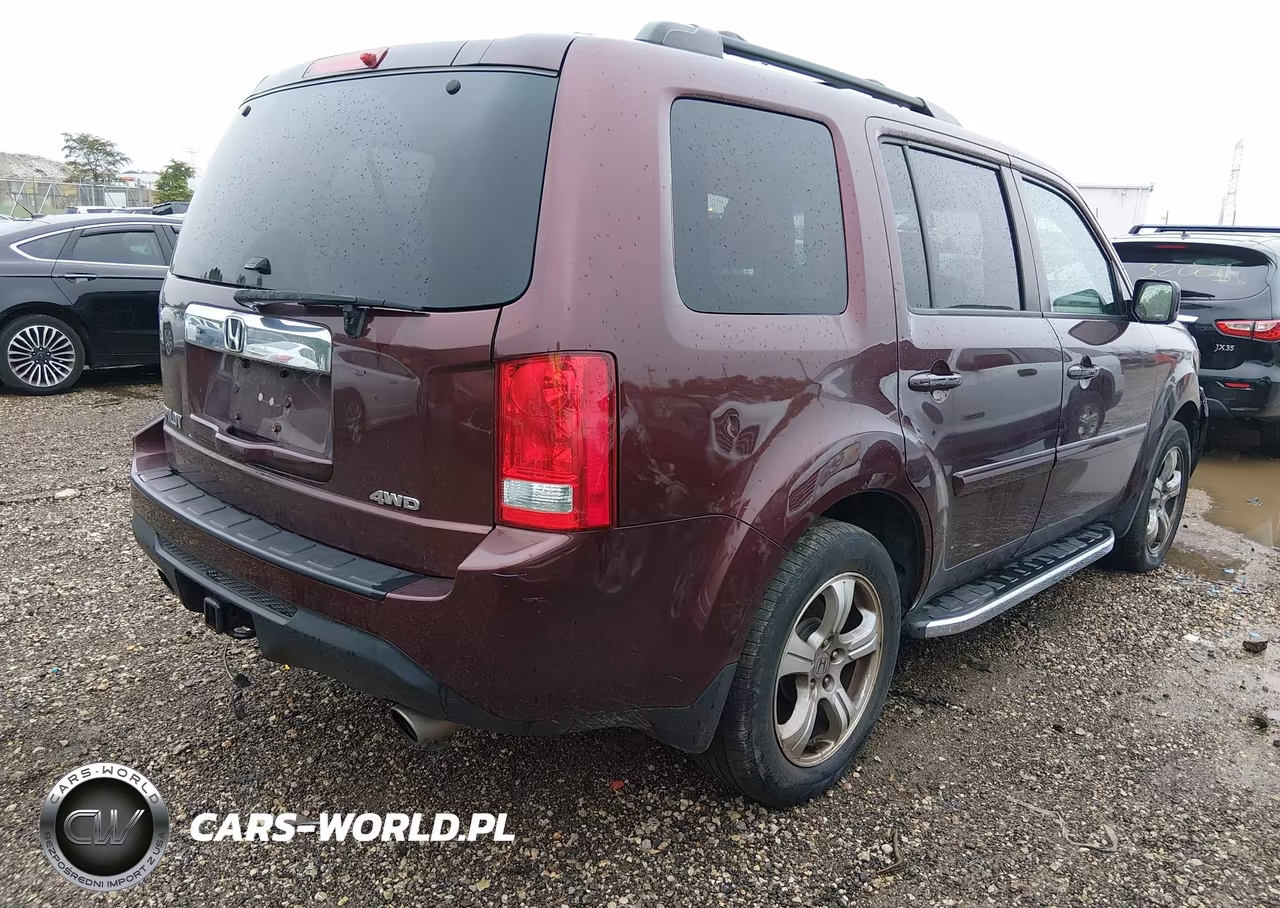 2013 Honda Pilot Ex-L VIN:5FNYF4H58DB046174 - 4