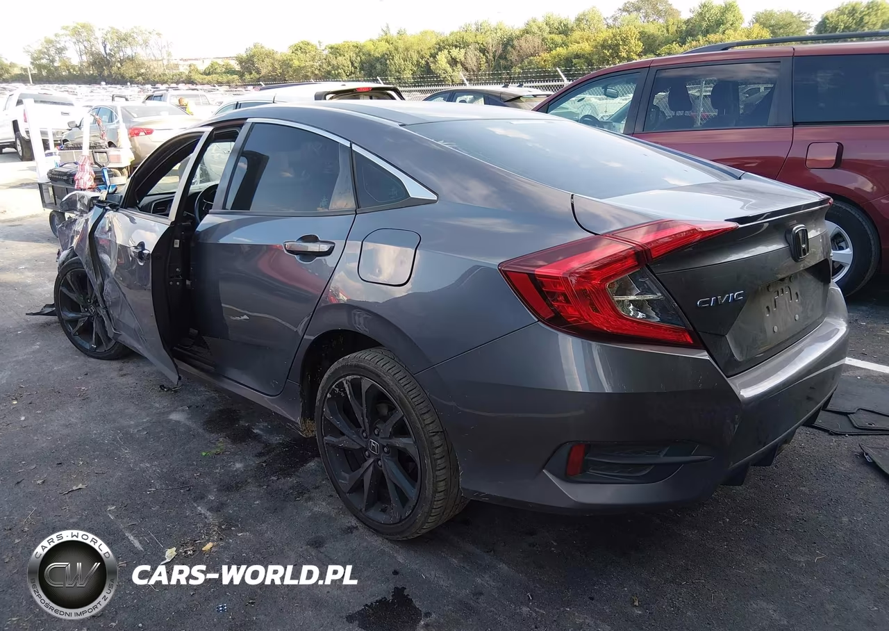 2020 Honda Civic Sport VIN:2HGFC2E88LH599176 - 3