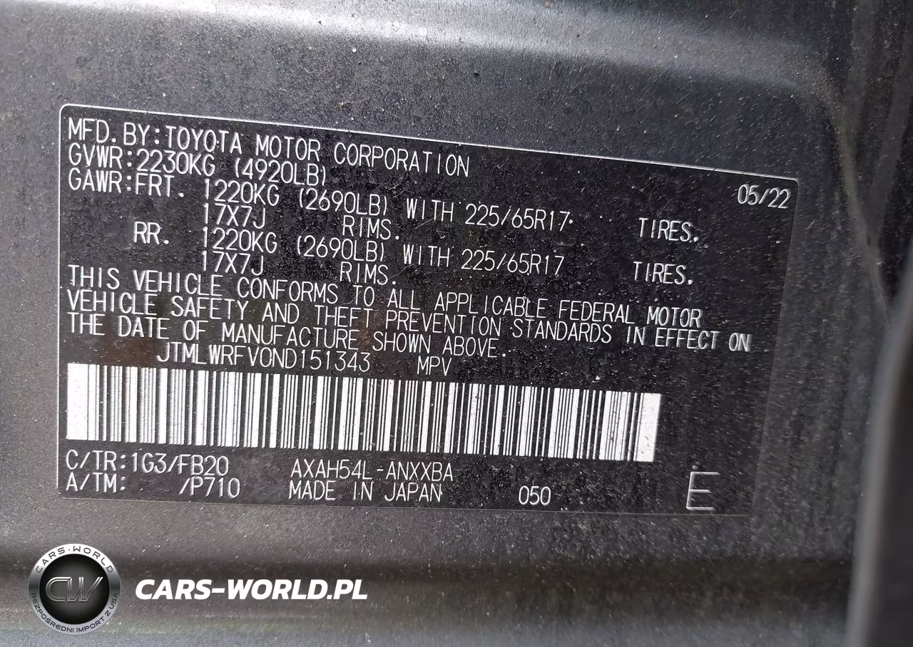 2022 Toyota Rav4 Hybrid Le VIN:JTMLWRFV0ND151343 - 9