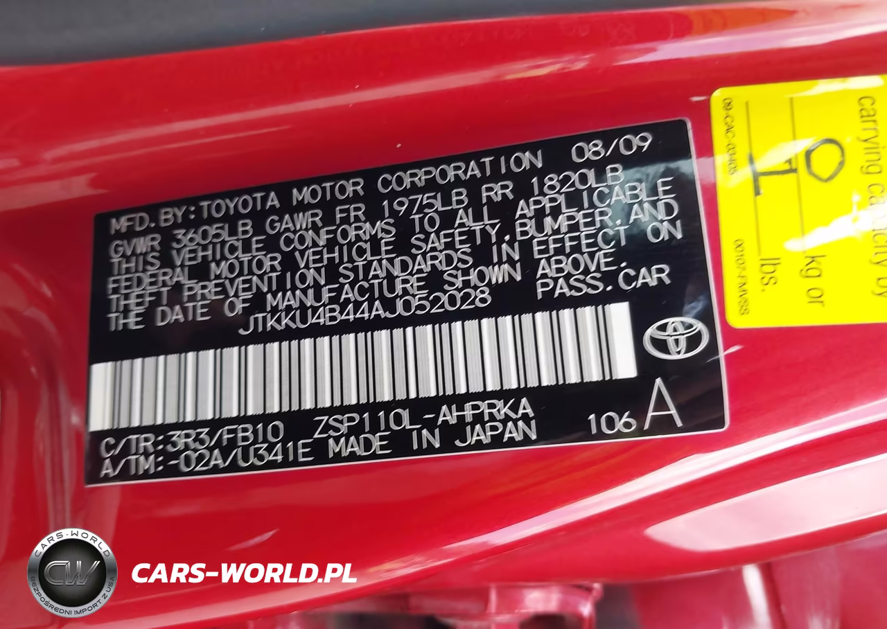 2010 Scion Xd VIN:JTKKU4B44AJ052028 - 9