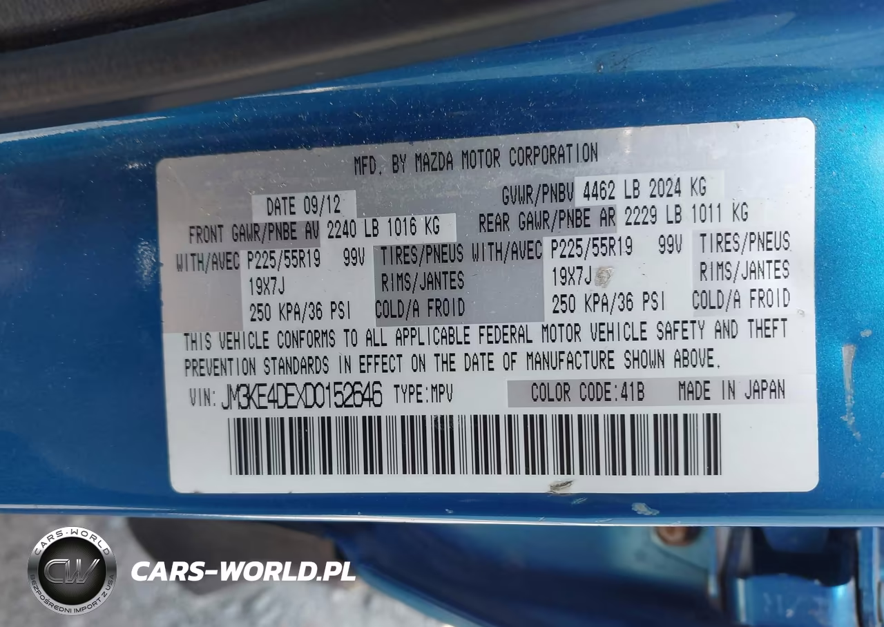 2013 Mazda Cx-5 Grand Touring VIN:JM3KE4DEXD0152646 - 9