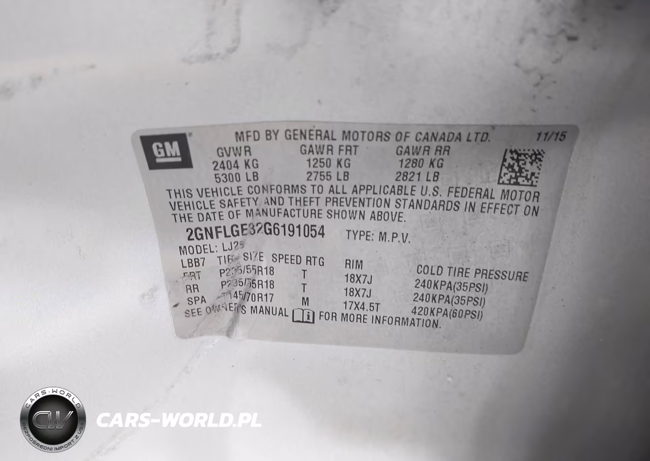 2016 Chevrolet Equinox Ltz VIN:2GNFLGE32G6191054 - 9