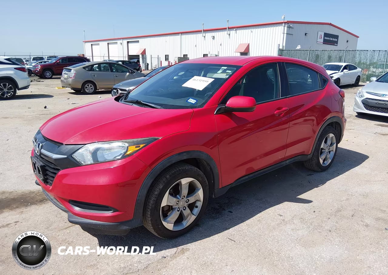 2016 Honda Hr-V Lx VIN:3CZRU5H34GM752938 - 2
