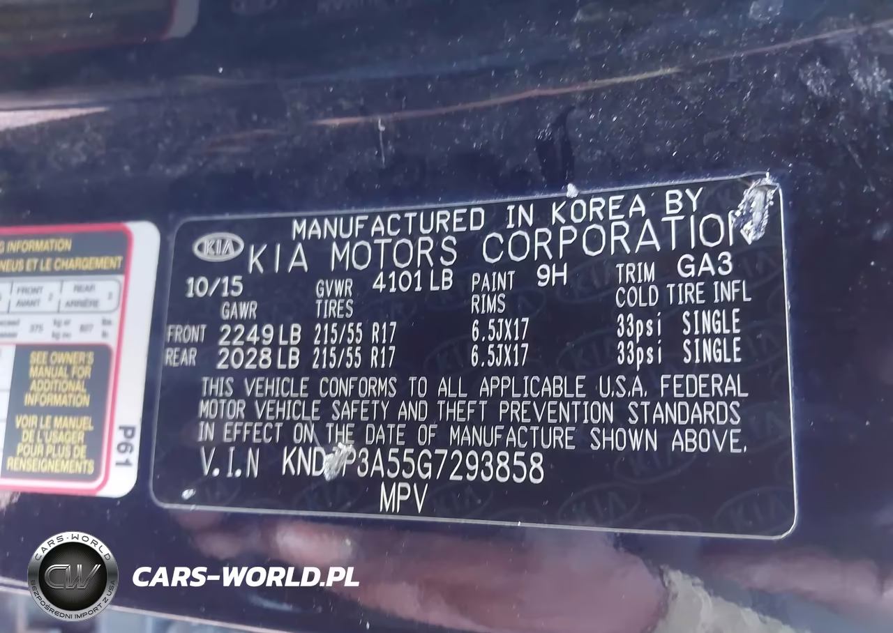 2016 Kia Soul + VIN:KNDJP3A55G7293858 - 9