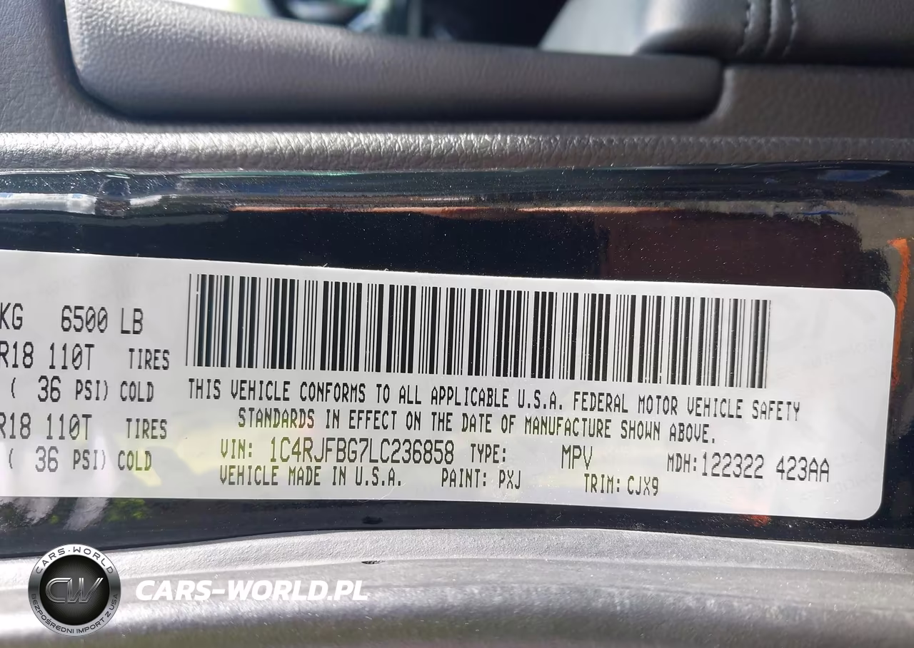 2020 Jeep Grand Cherokee Limited 4X4 VIN:1C4RJFBG7LC236858 - 9