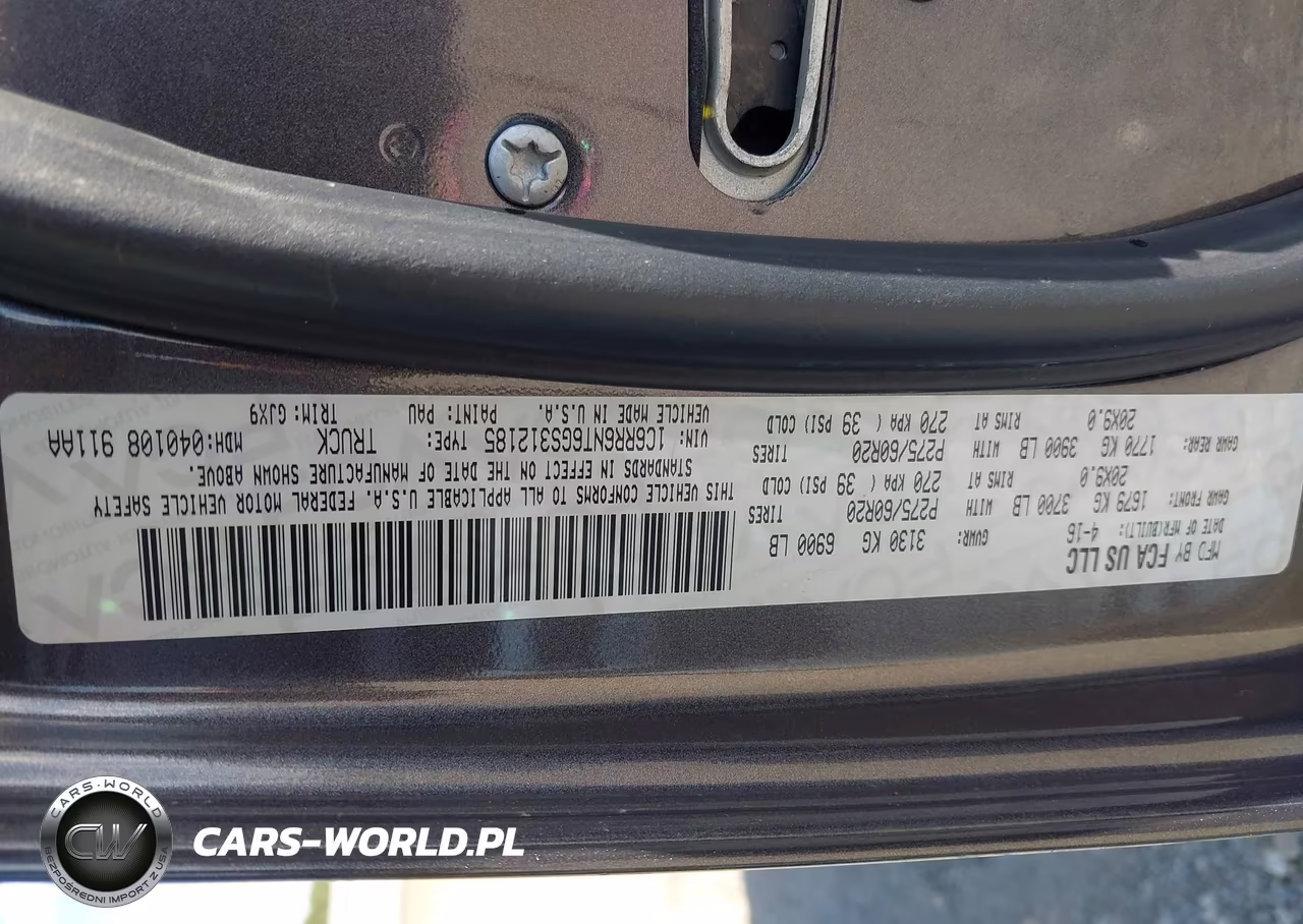 2016 Ram 1500 Laramie VIN:1C6RR6NT6GS312185 - 9
