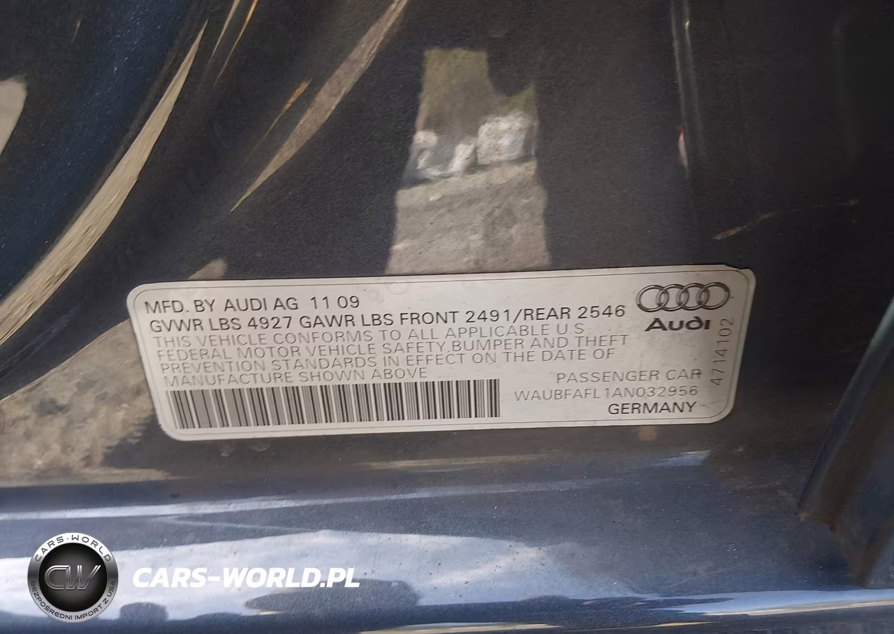 2010 Audi A4 2.0T Premium VIN:WAUBFAFL1AN032956 - 9