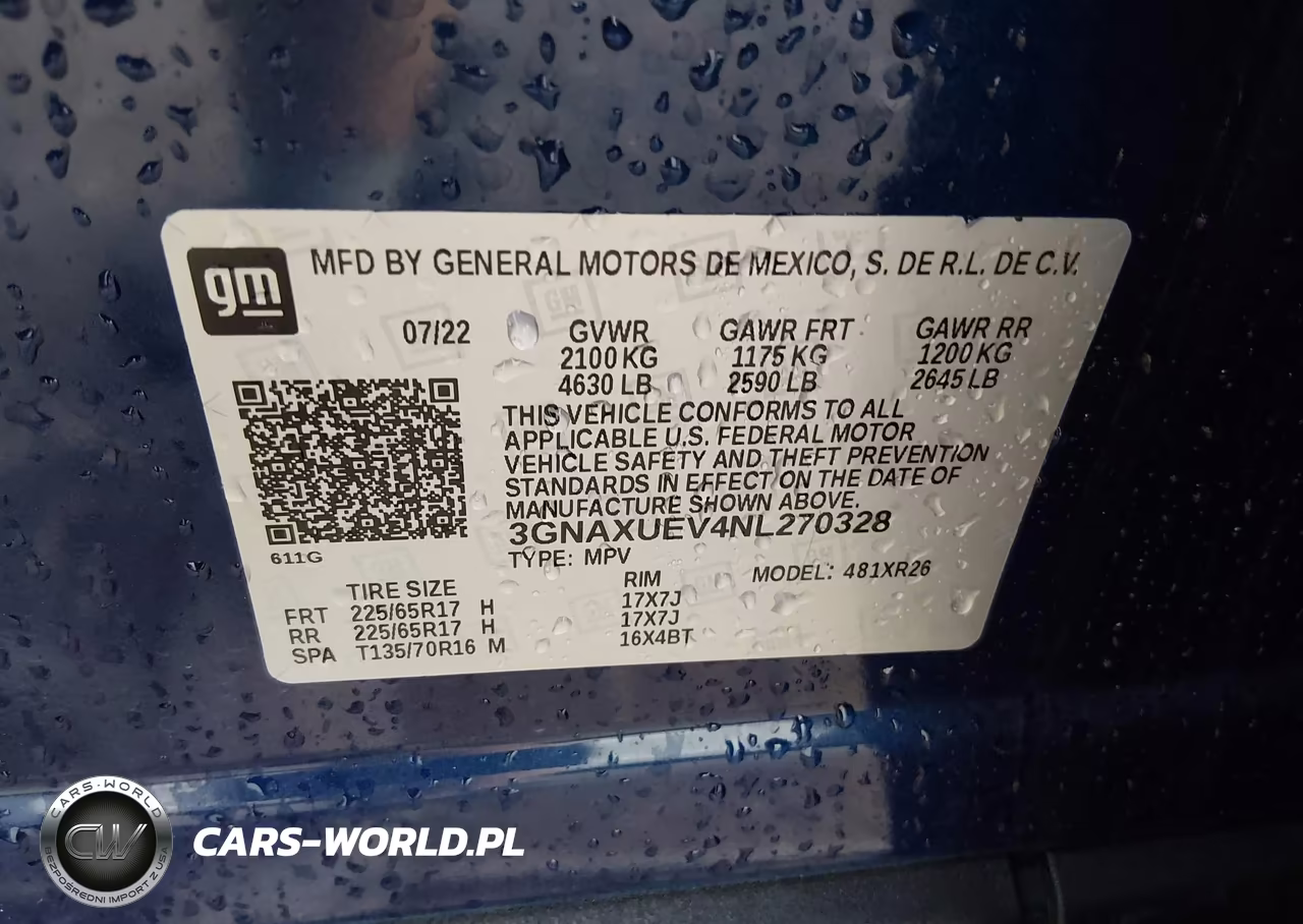2022 Chevrolet Equinox Awd Lt VIN:3GNAXUEV4NL270328 - 9