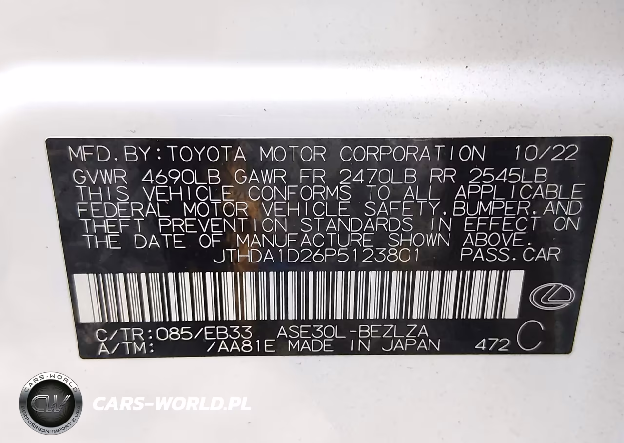 2023 Lexus Is 300 VIN:JTHDA1D26P5123801 - 9