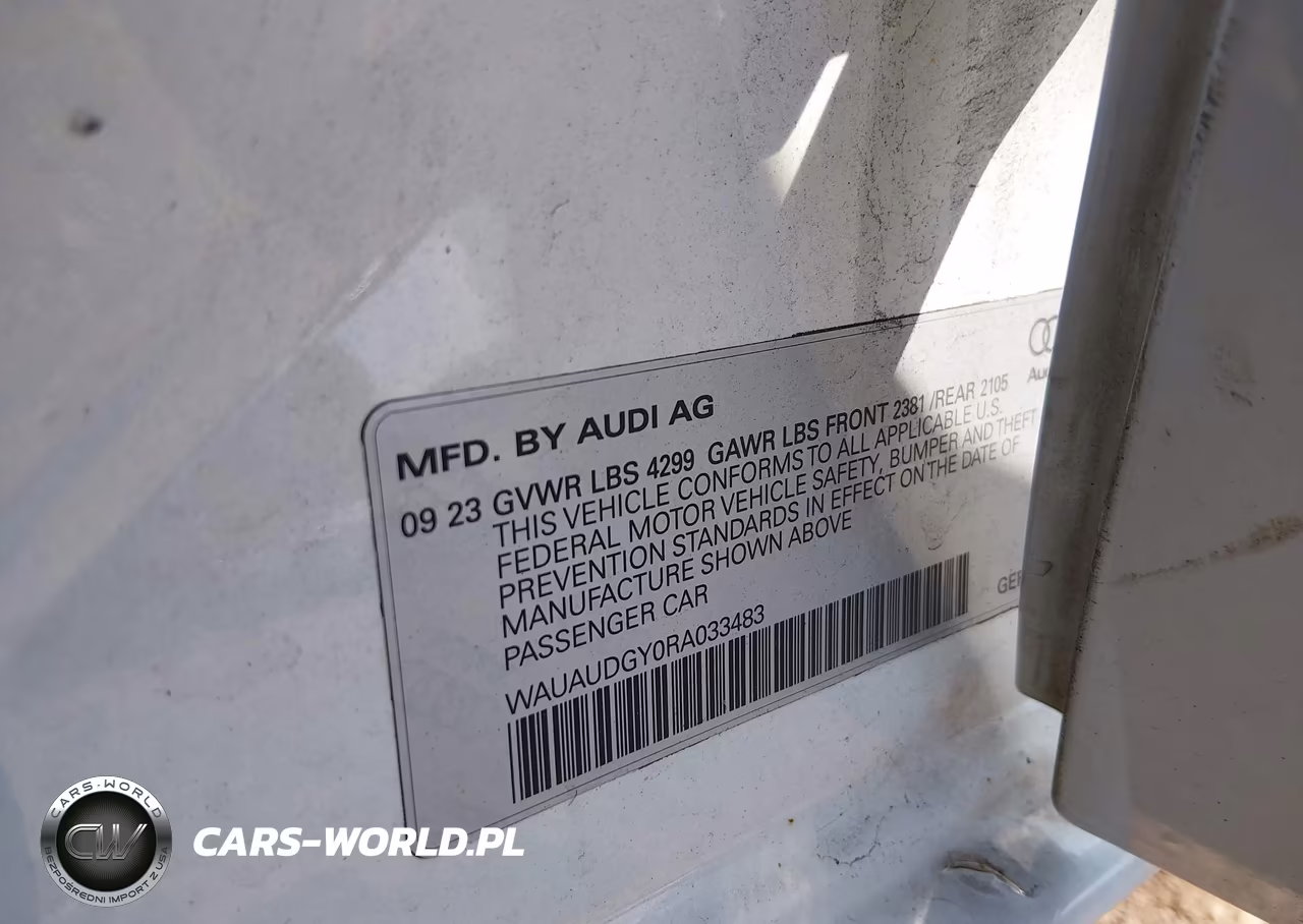 2024 Audi A3 Premium 40 Tfsi Front-Wheel Drive S Tronic VIN:WAUAUDGY0RA033483 - 9