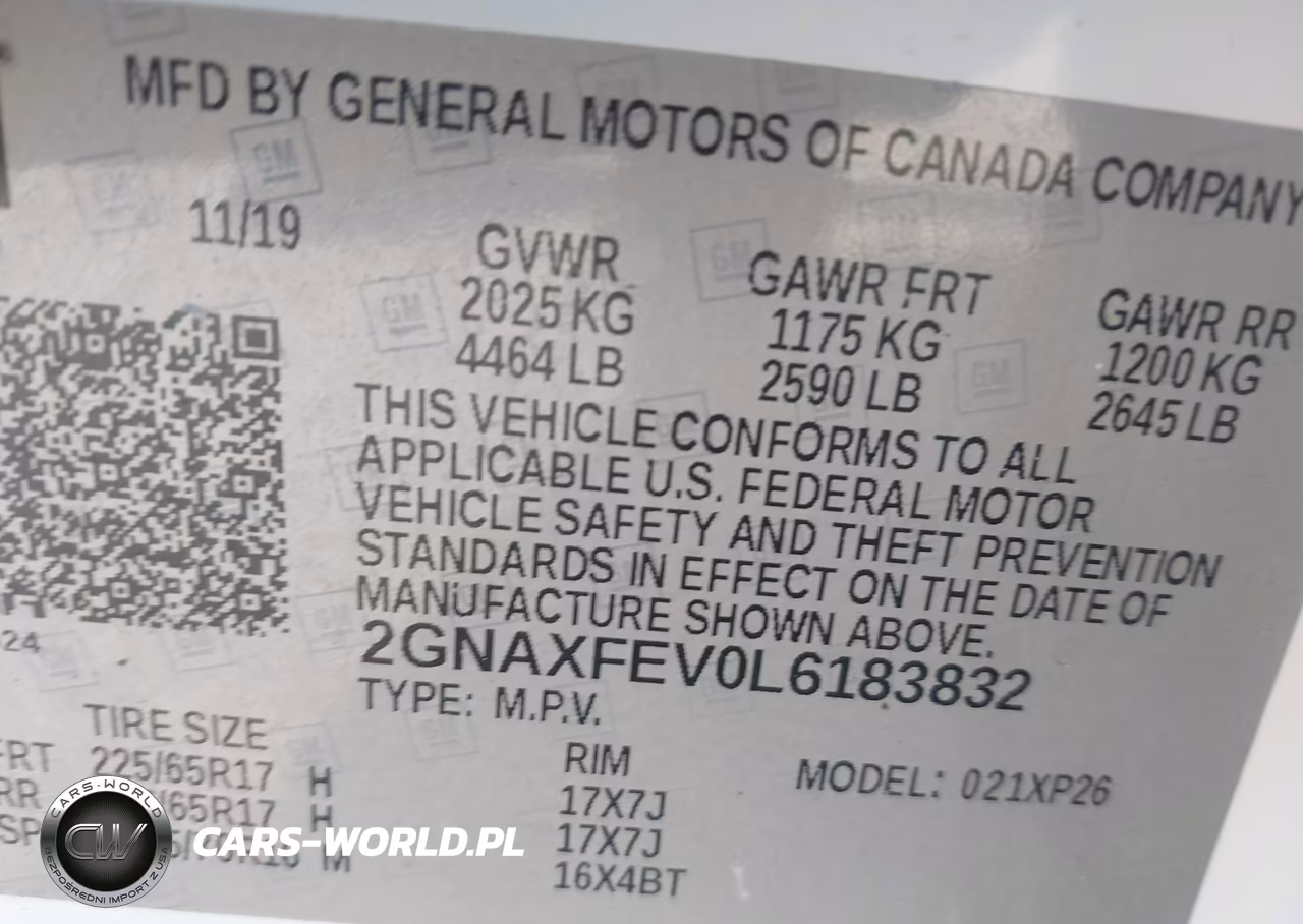 2020 Chevrolet Equinox Fwd 1Fl VIN:2GNAXFEV0L6183832 - 9