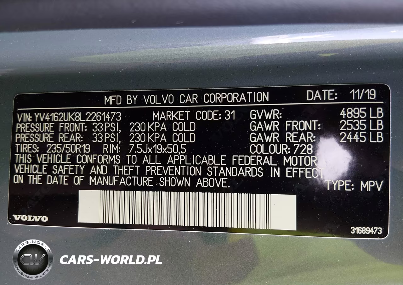 2020 Volvo Xc40 T5 Momentum VIN:YV4162UK8L2261473 - 9