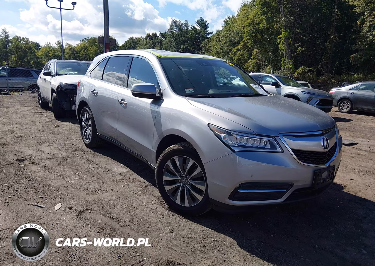 2016 Acura Mdx Technology Acurawatch Plus Packages-Technology Package