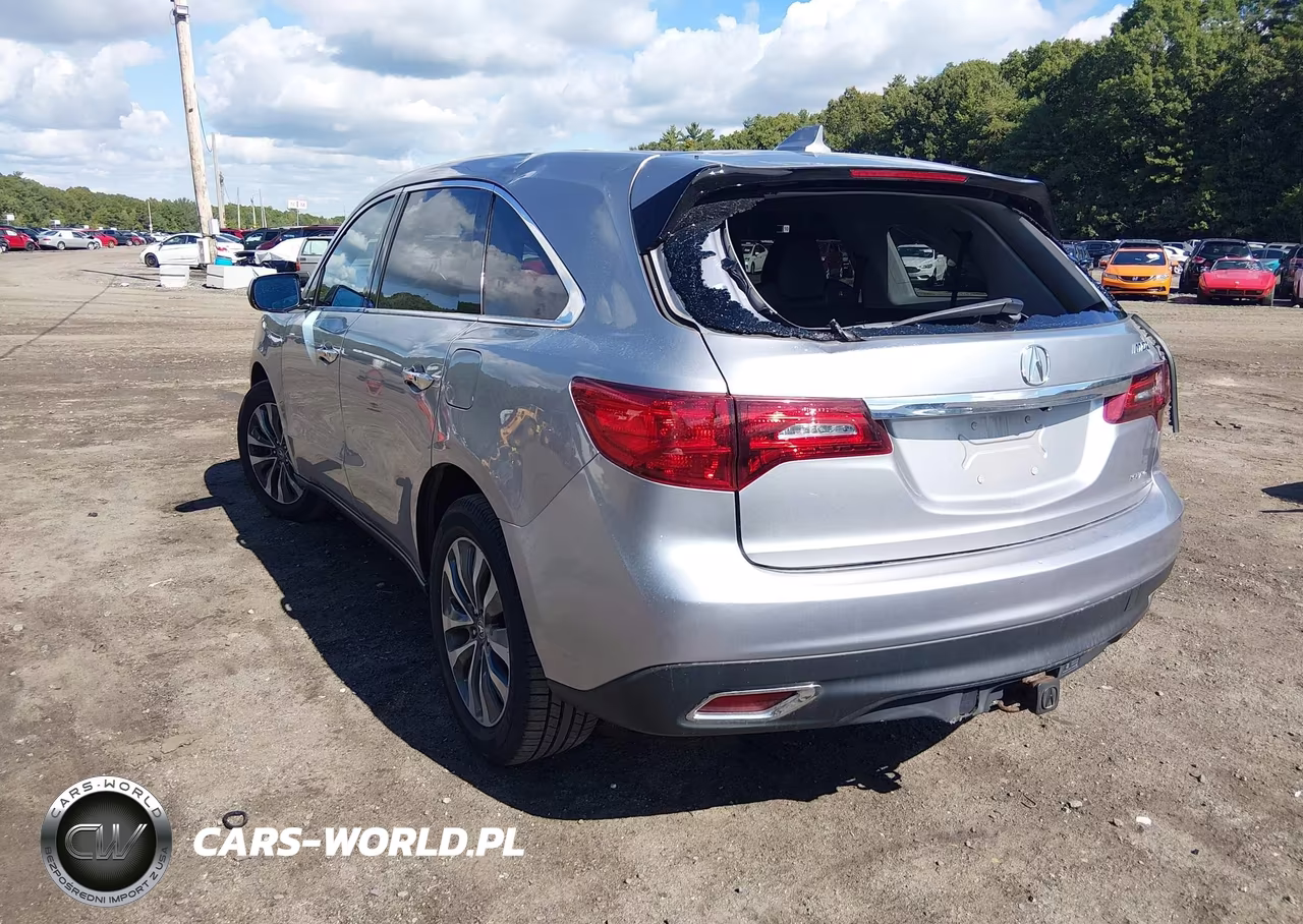 2016 Acura Mdx Technology Acurawatch Plus Packages-Technology Package VIN:5FRYD4H42GB056909 - 3