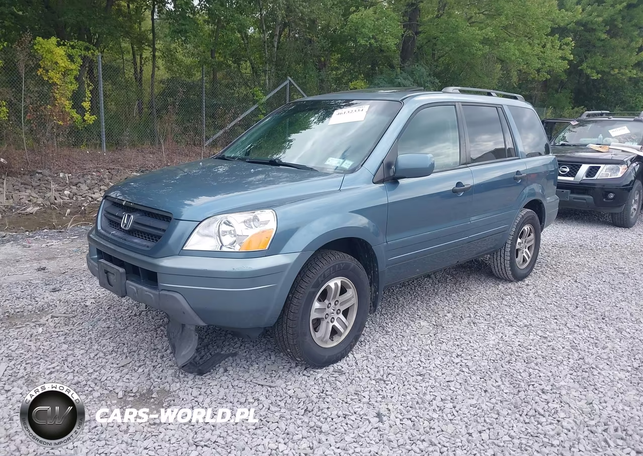2005 Honda Pilot Ex-L VIN:2HKYF18755H528362 - 2