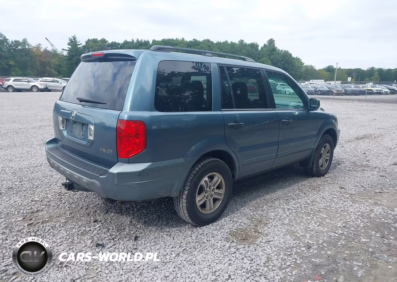 2005 Honda Pilot Ex-L VIN:2HKYF18755H528362 - 4