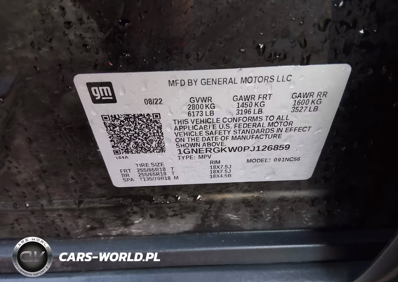 2023 Chevrolet Traverse Fwd Lt Cloth VIN:1GNERGKW0PJ126859 - 9