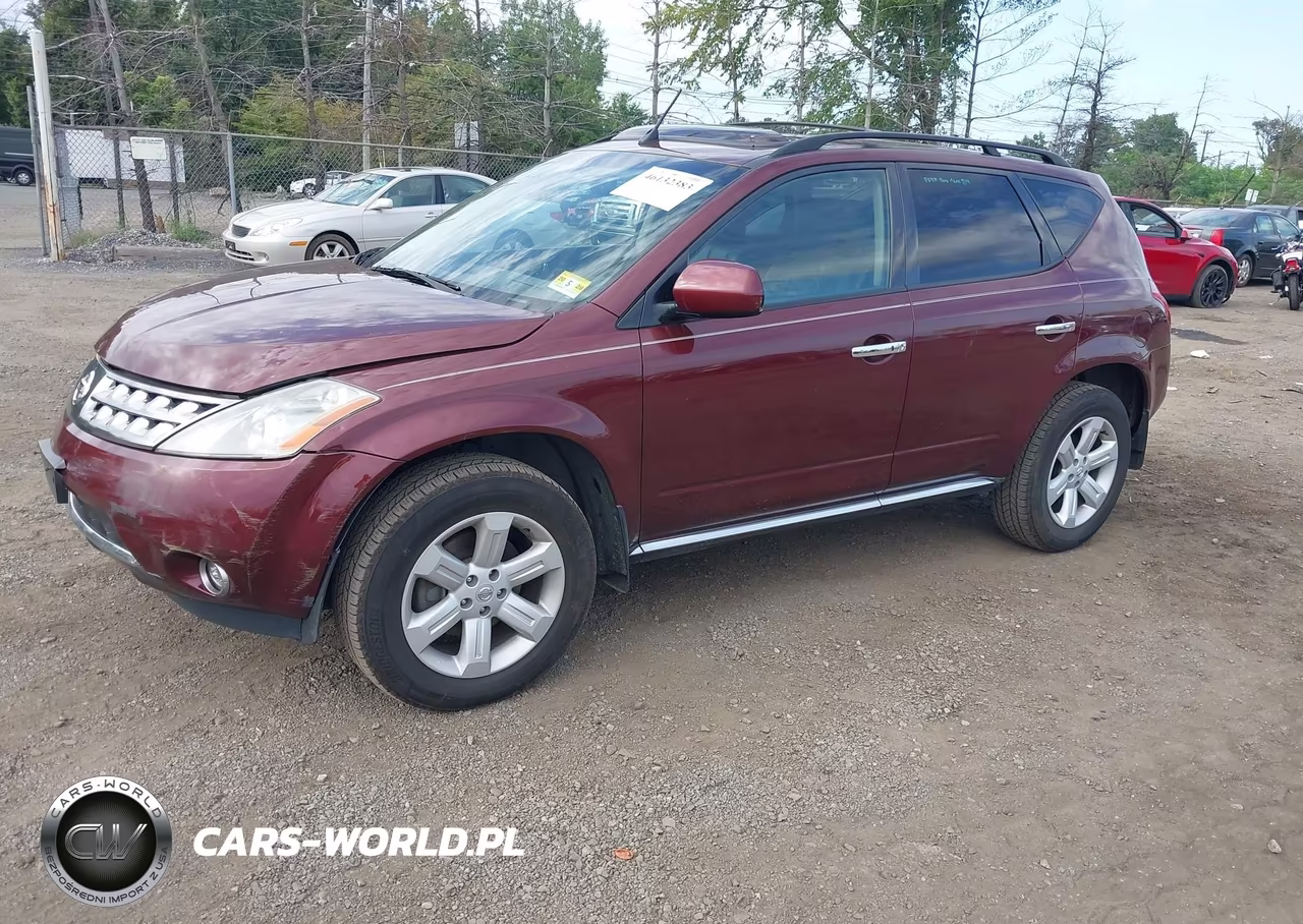 2006 Nissan Murano Sl VIN:JN8AZ08W96W535180 - 2