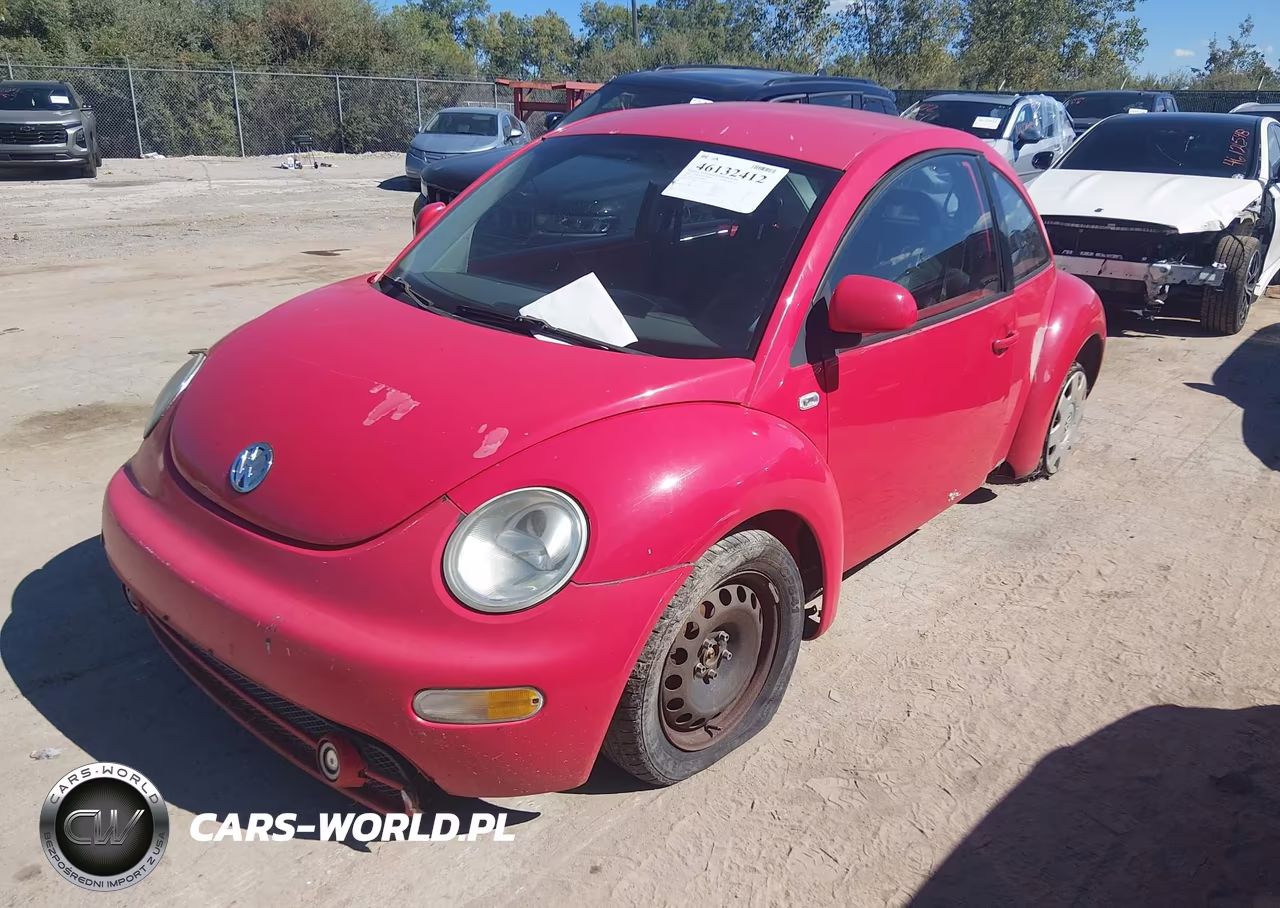 1999 Volkswagen New Beetle Gls VIN:3VWCA21C9XM447123 - 2