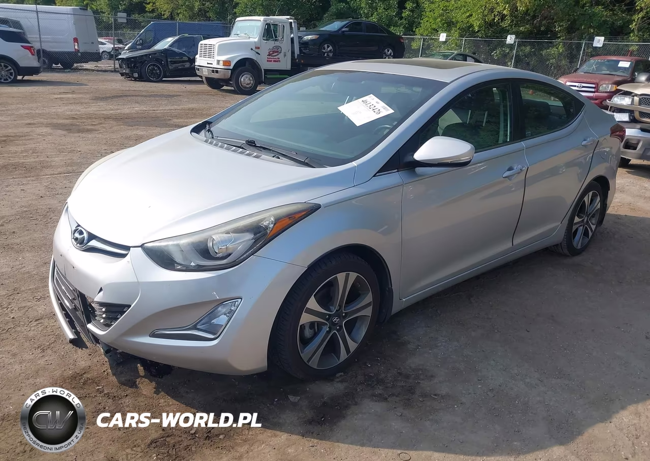 2016 Hyundai Elantra Sport VIN:KMHDH4AH5GU535619 - 2