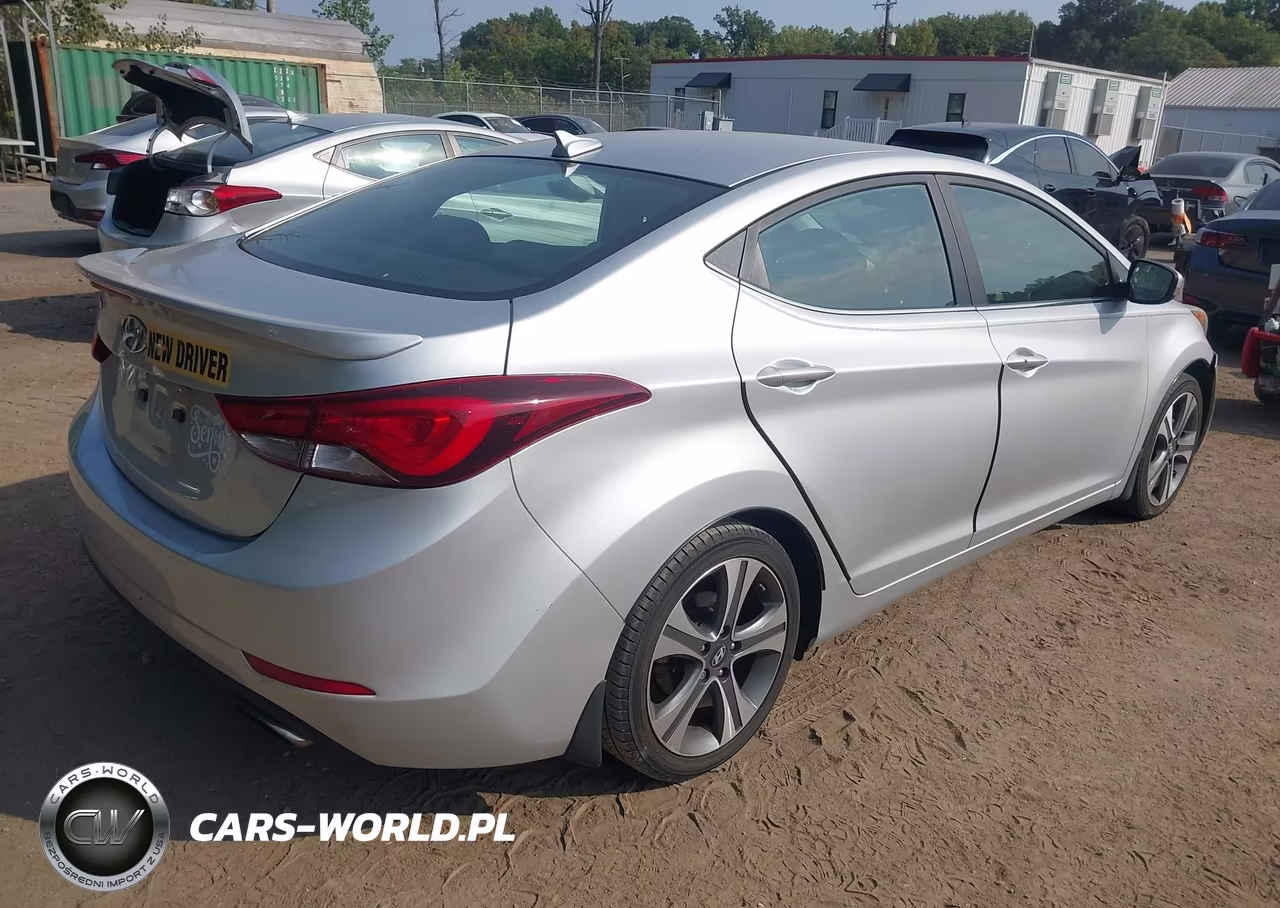 2016 Hyundai Elantra Sport VIN:KMHDH4AH5GU535619 - 4