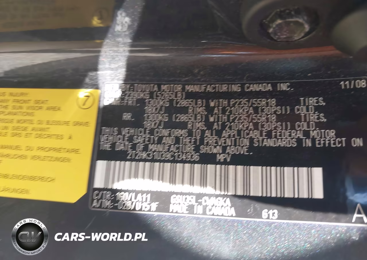 2009 Lexus Rx 350 VIN:2T2HK31U39C134936 - 9
