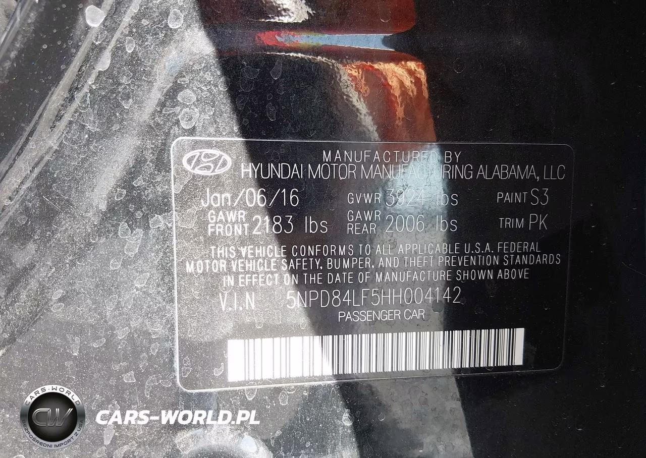 2017 Hyundai Elantra Limited VIN:5NPD84LF5HH004142 - 9