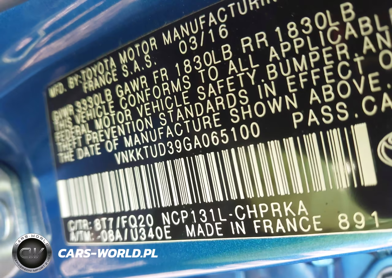 2016 Toyota Yaris L VIN:VNKKTUD39GA065100 - 9