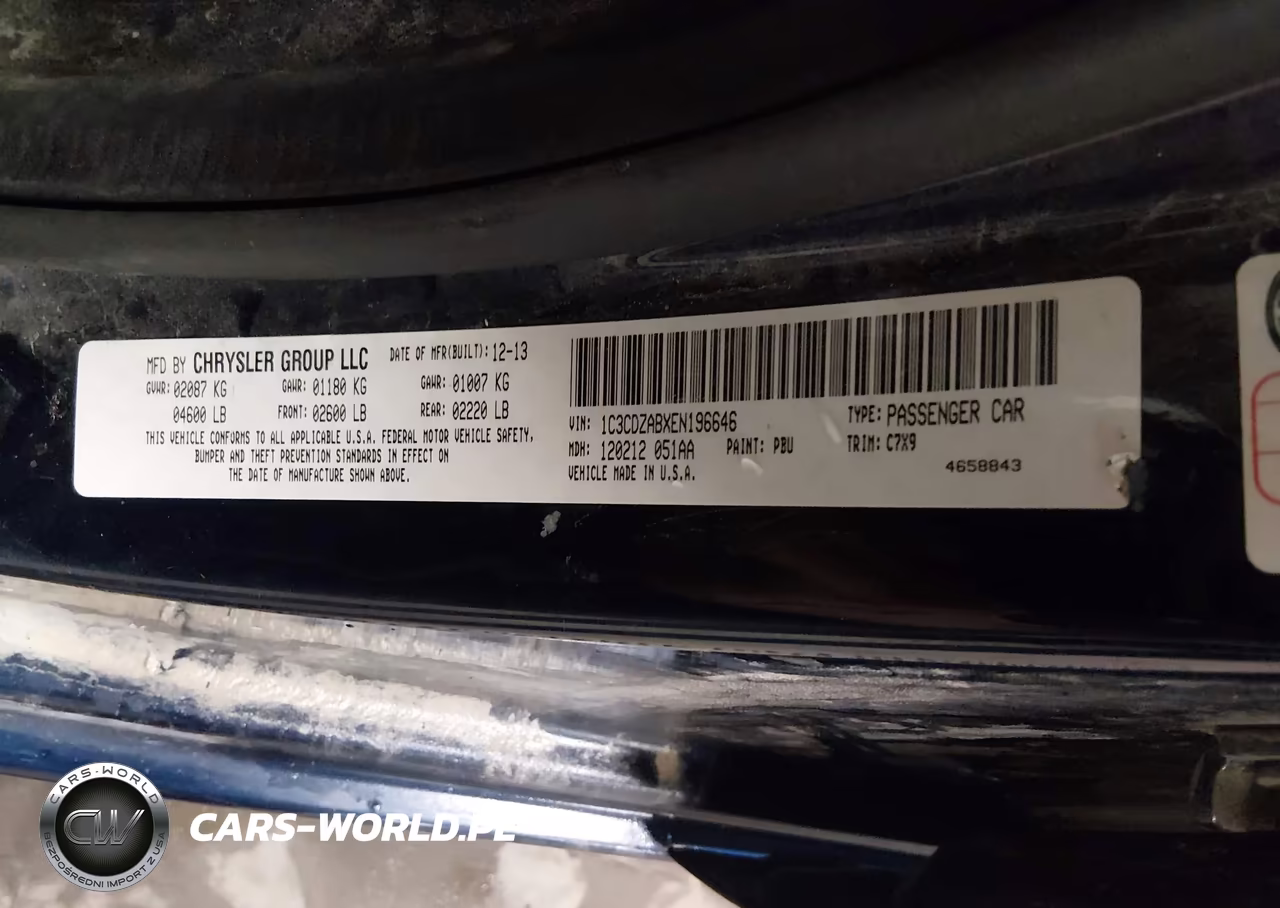 2014 Dodge Avenger Se VIN:1C3CDZABXEN196646 - 9