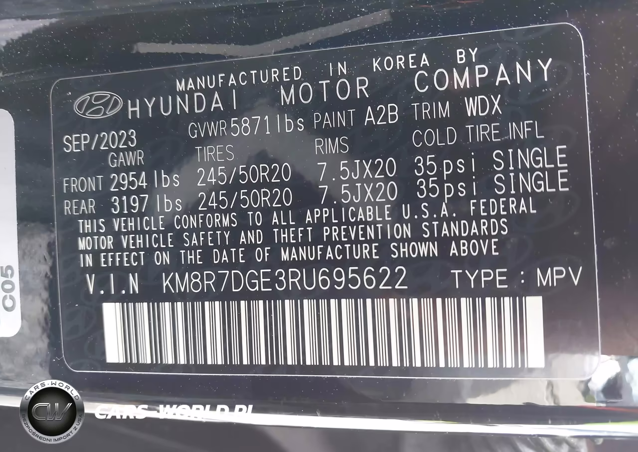 2024 Hyundai Palisade Calligraphy VIN:KM8R7DGE3RU695622 - 9