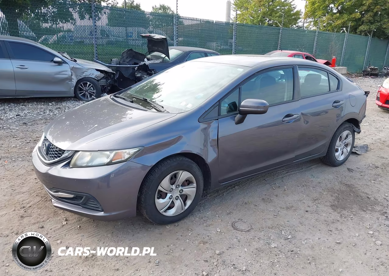 2014 Honda Civic Lx VIN:2HGFB2F56EH536698 - 2