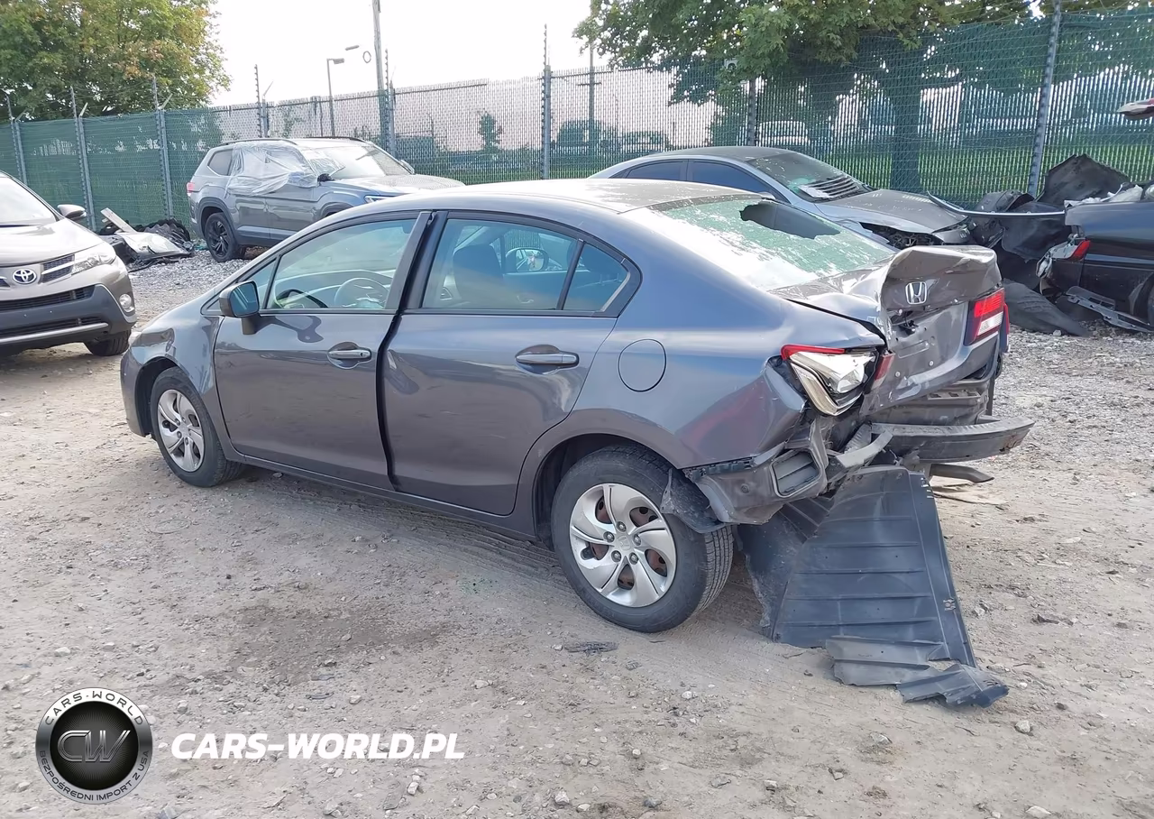 2014 Honda Civic Lx VIN:2HGFB2F56EH536698 - 3
