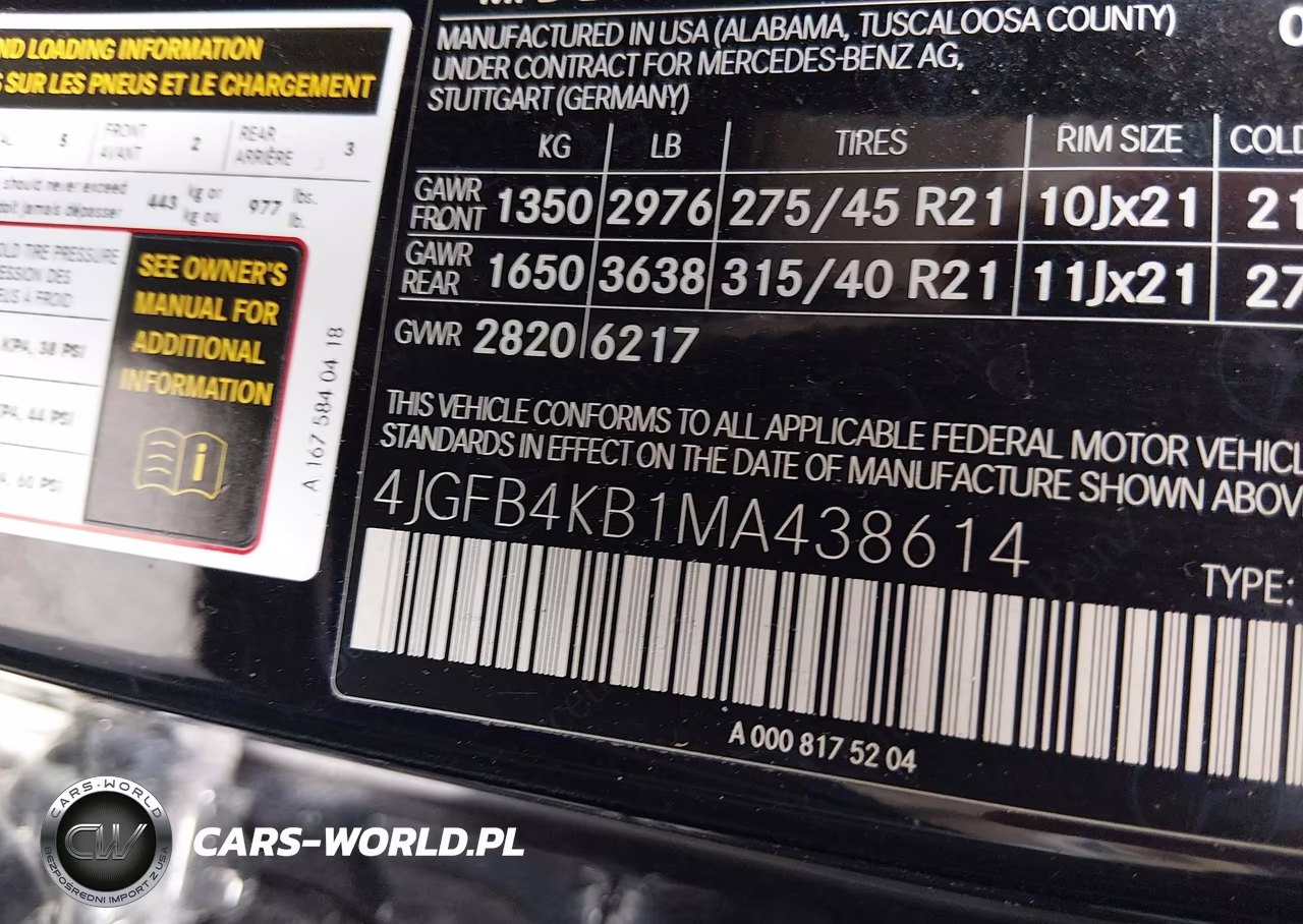 2021 Mercedes-Benz Gle 350 4Matic VIN:4JGFB4KB1MA438614 - 9