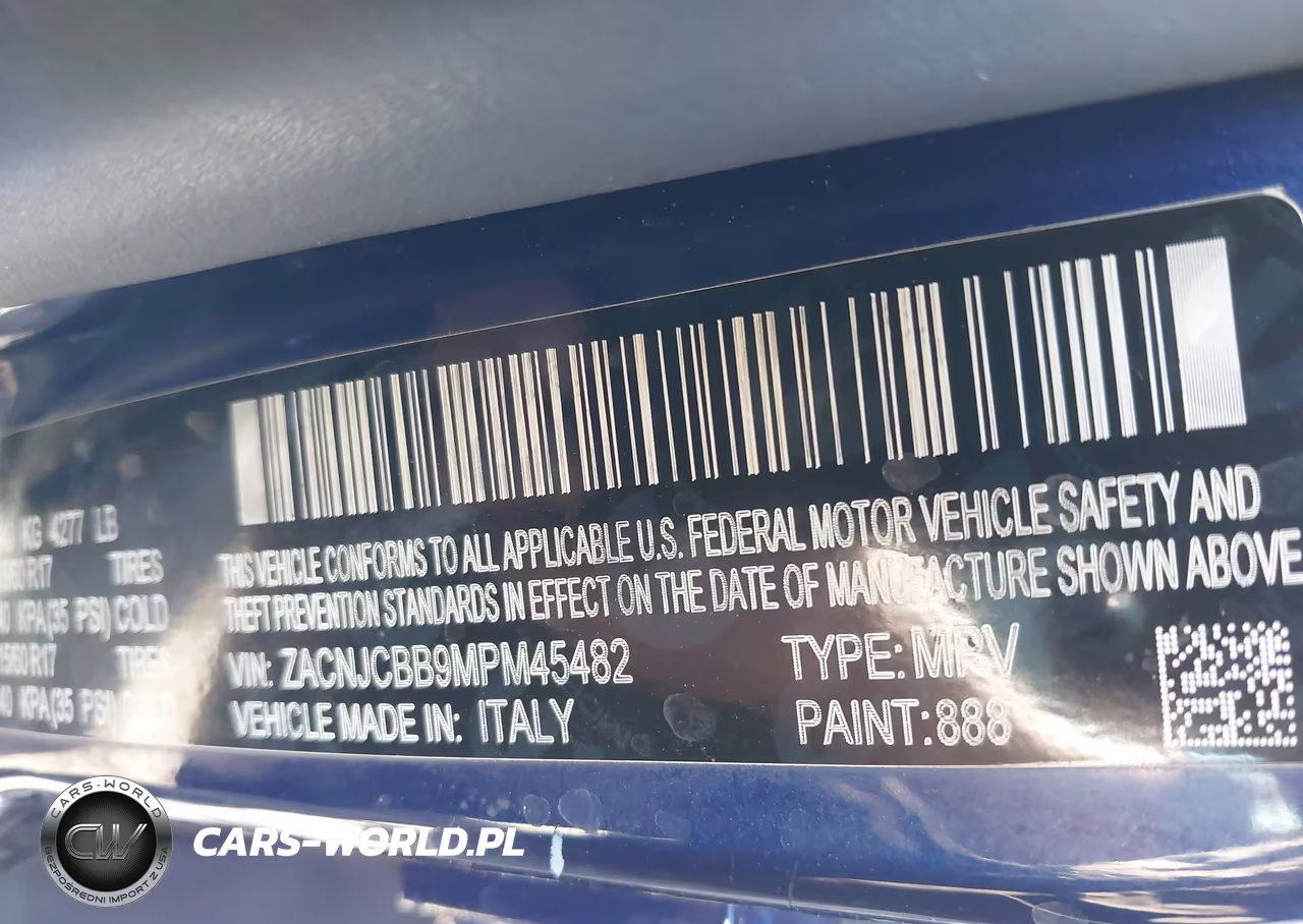 2021 Jeep Renegade Latitude Fwd VIN:ZACNJCBB9MPM45482 - 9