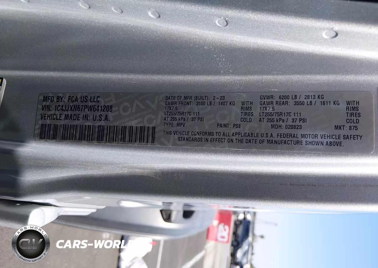 2023 Jeep Wrangler 4Xe 4X4 VIN:1C4JJXN67PW641208 - 9