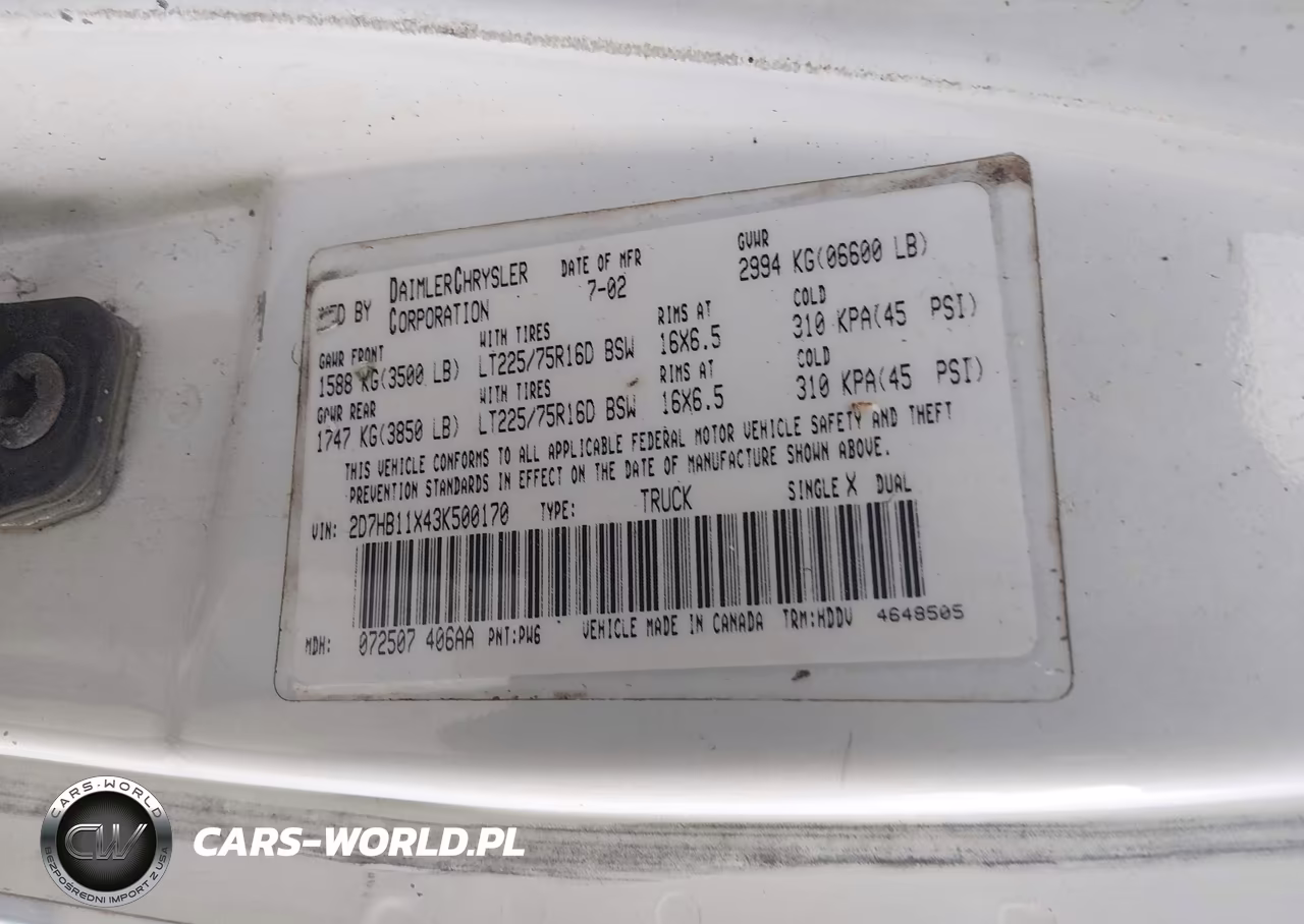 2003 Dodge Ram Van 1500 Conversion VIN:2D7HB11X43K500170 - 9