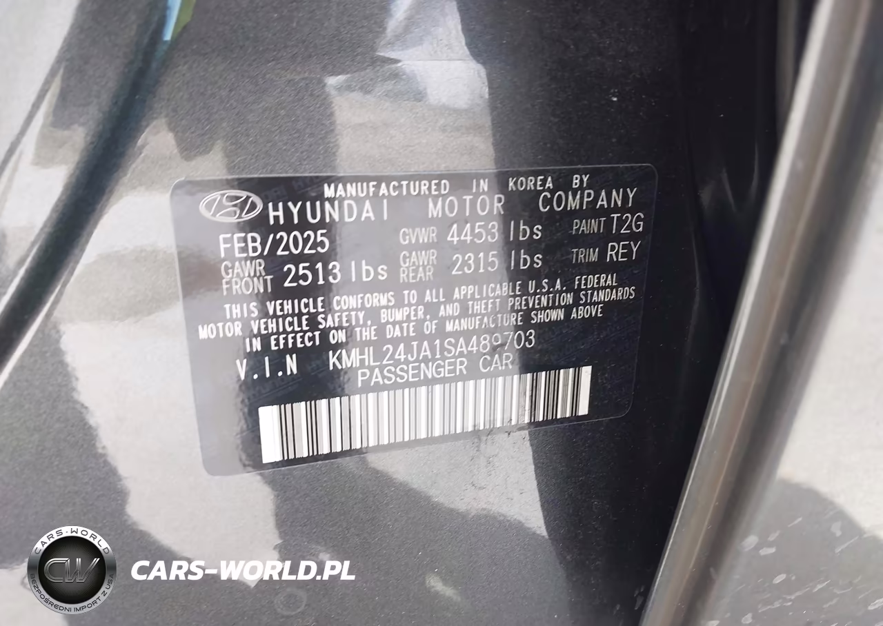 2025 Hyundai Sonata Se VIN:KMHL24JA1SA489703 - 9
